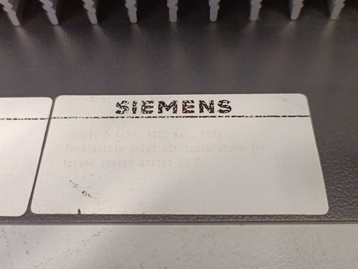 Siemens 6RA2432-6DV62-0 SIMOREG Compact Converter