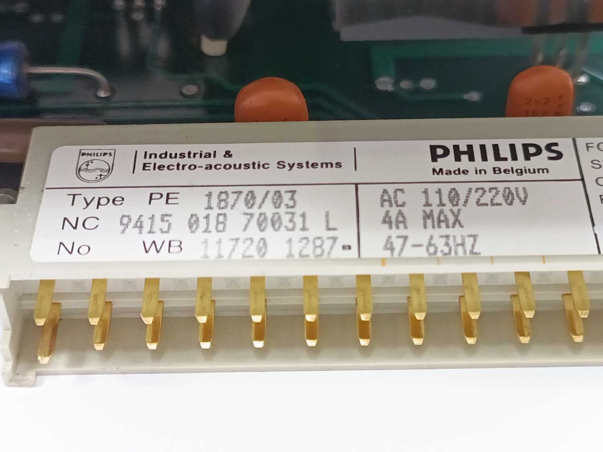 Philips 9415 018 70031 L PE 1870/03 Power Supply Module