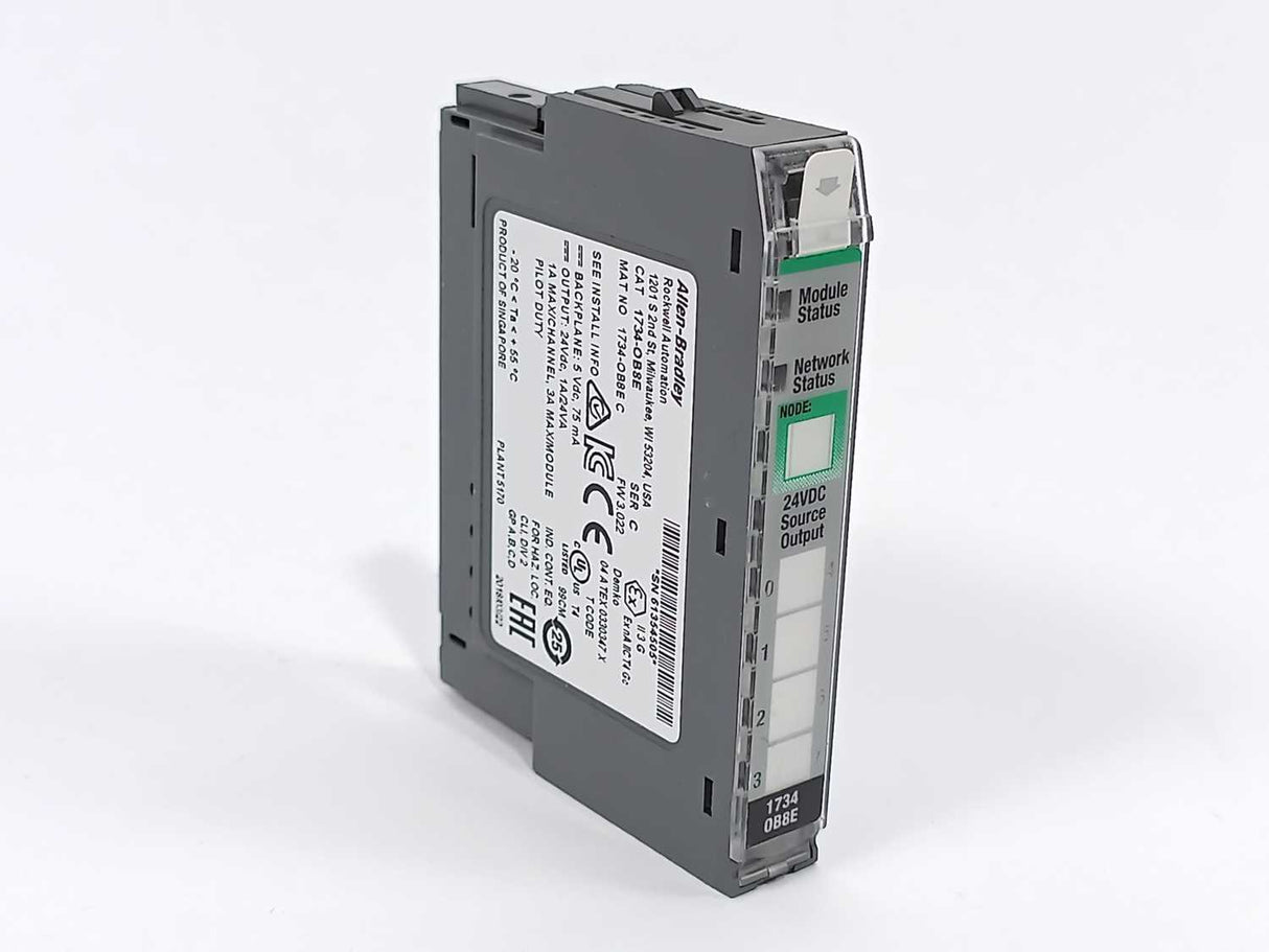 AB 1734-OB8E POINT I/O 8 Point Digital Output Module, ser. C, FW. 3.022