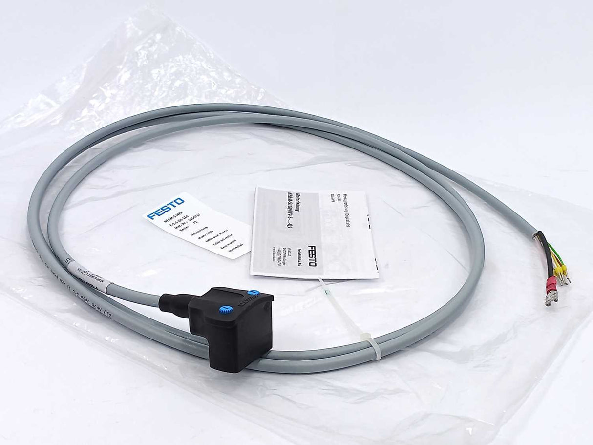Festo 1450737 NEBM-S1W9-E-2.5-Q5-LE6 Motor Cable