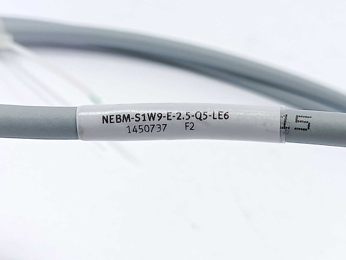 Festo 1450737 NEBM-S1W9-E-2.5-Q5-LE6 Motor Cable