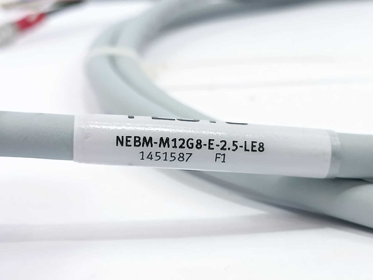 Festo 1451587 NEBM-M12G8-E-2.5-LE8 Encoder Cable