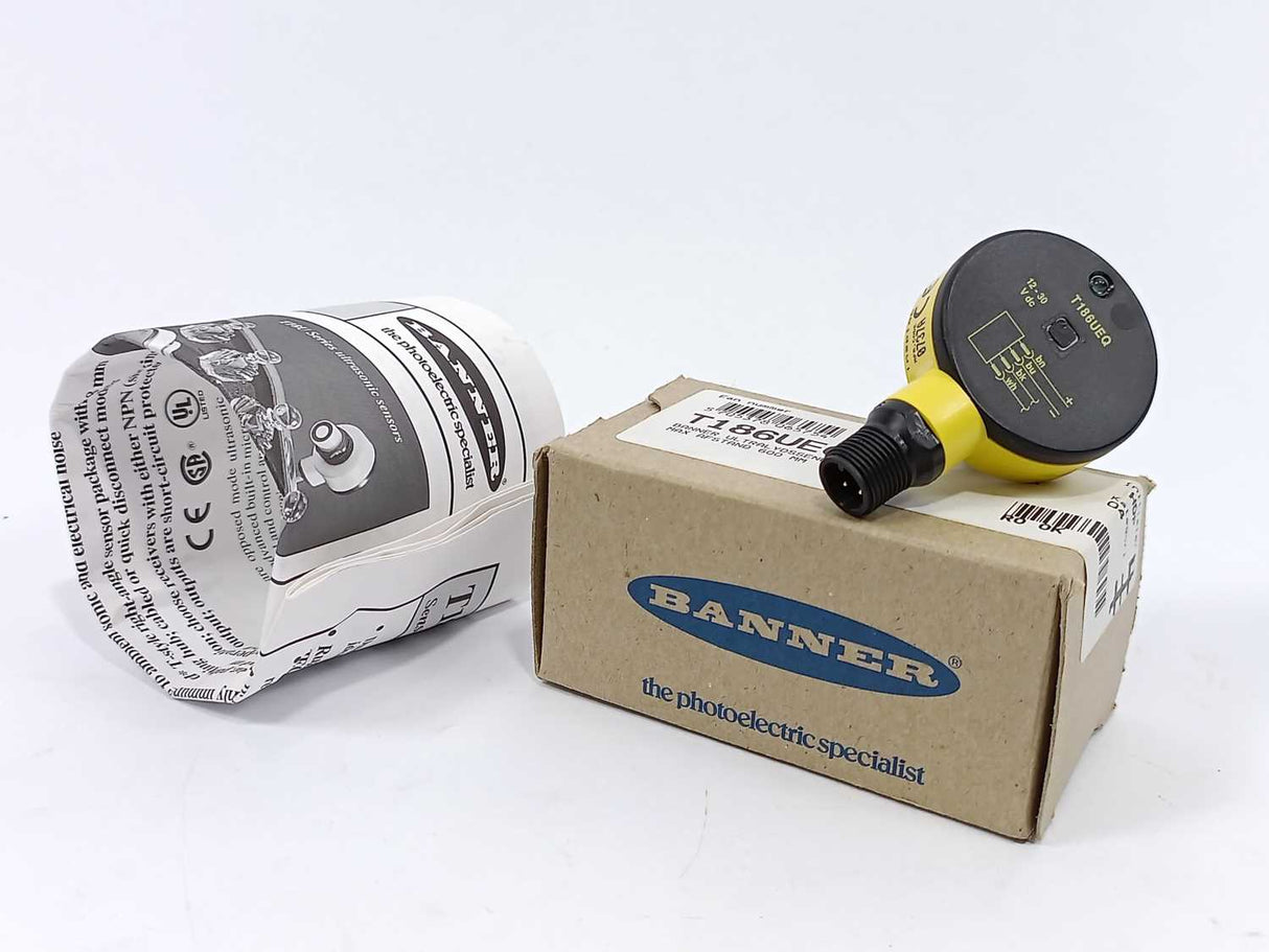 BANNER 38509 T186UEQ 0737A Ultrasonic Sensor