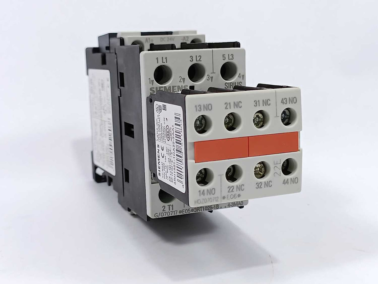 Siemens 3RT1025-1BB44-3MA0 Power Contactor 17A, 7,5kW/400V