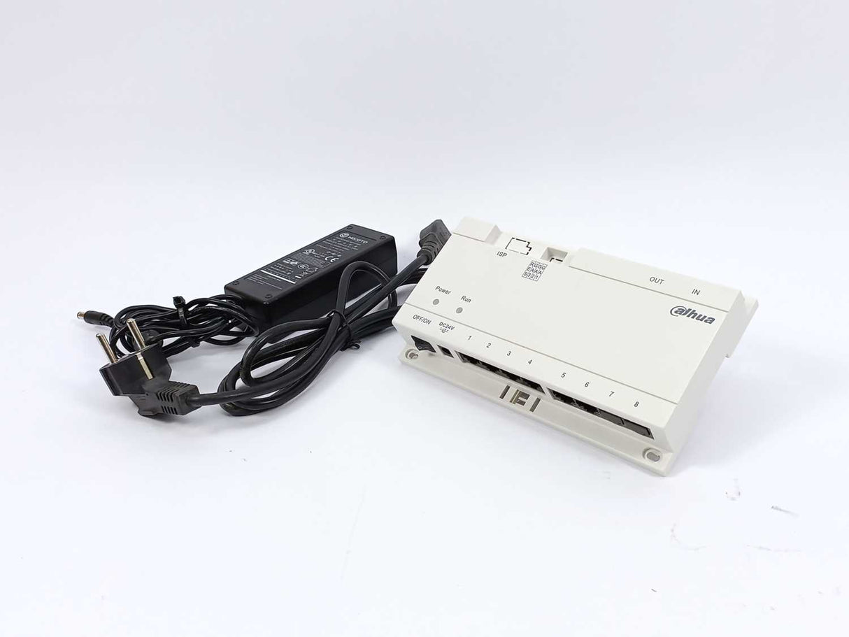 Dahua 1.0.01.15.10012 DH-VTNS1060A IP Switch w/ Power Supply and Cable