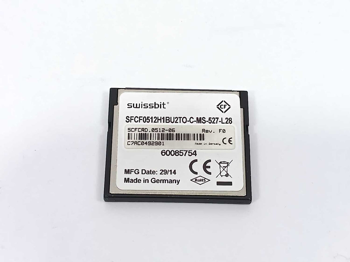 swissbit 5CFCRD.0512-06 Industrial CompactFlashCard 512MB