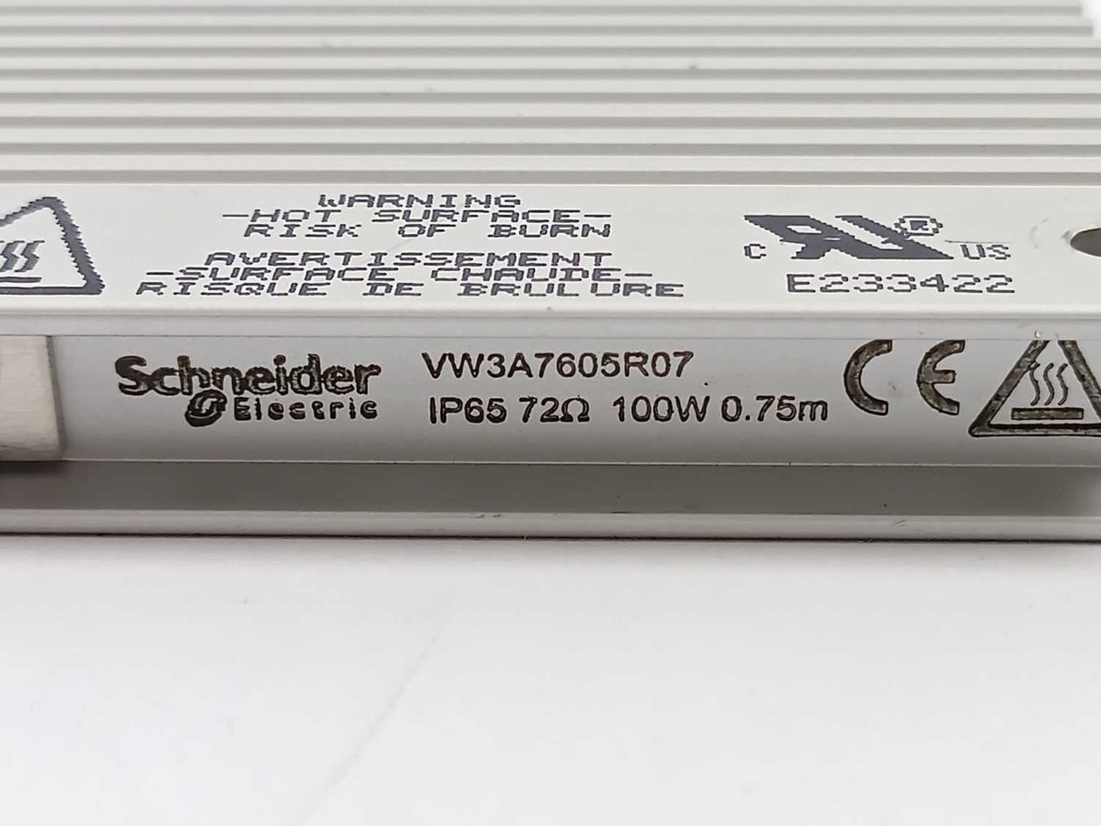 Schneider Electric VW3A7605R07 Braking Resistor 72 Ohm, 100W. 0.75m Cable