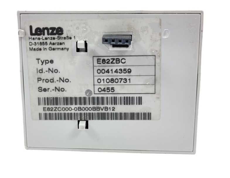 LENZE E82ZBC Operator Keypad module 00414359