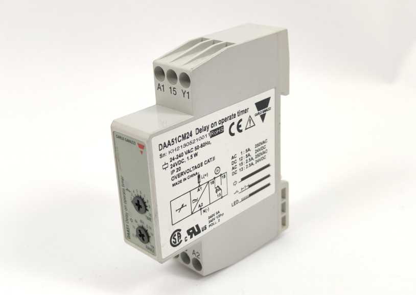 Carlo Gavazzi DAA51CM24 Timer Relay 24-240VAC