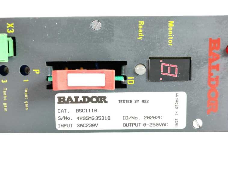 BALDOR BSC1110 AC Servo Drive. Refurbished