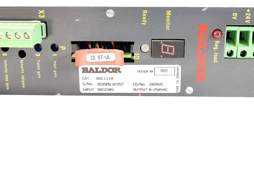 BALDOR BSC1110 AC Servo Drive. Refurbished