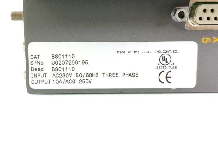 BALDOR BSC1110 AC Servo Drive. Refurbished