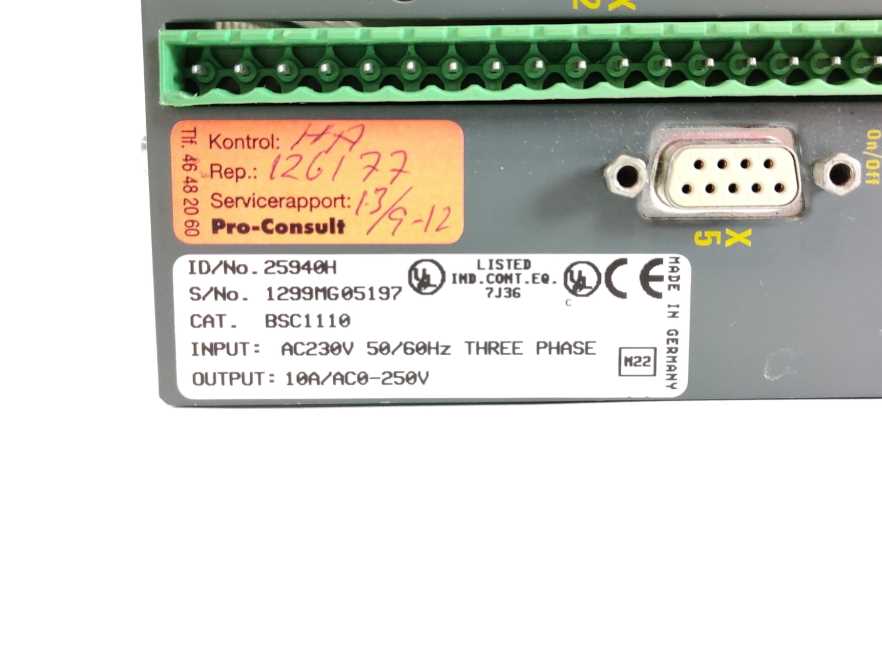 BALDOR BSC1110 25940H AC Servo Drive. Refurbished