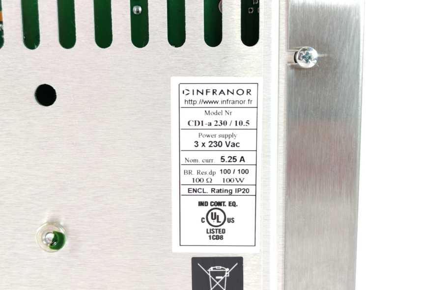 Infranor CD1-a-230/10.5 Digital Drive CD1-a 230/10.5