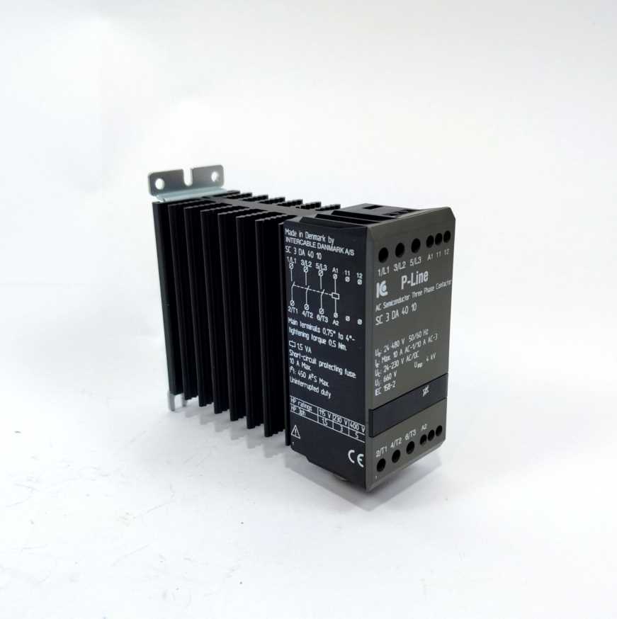 Intercable Danmark / IC Electronic SC3DA4010 AC Semiconductor 3 Phase Contactor