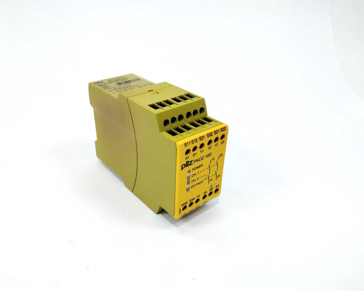 Pilz 774076 PNOZ 16S 230VAC 24VDC 2n/o 2so Safety Relay