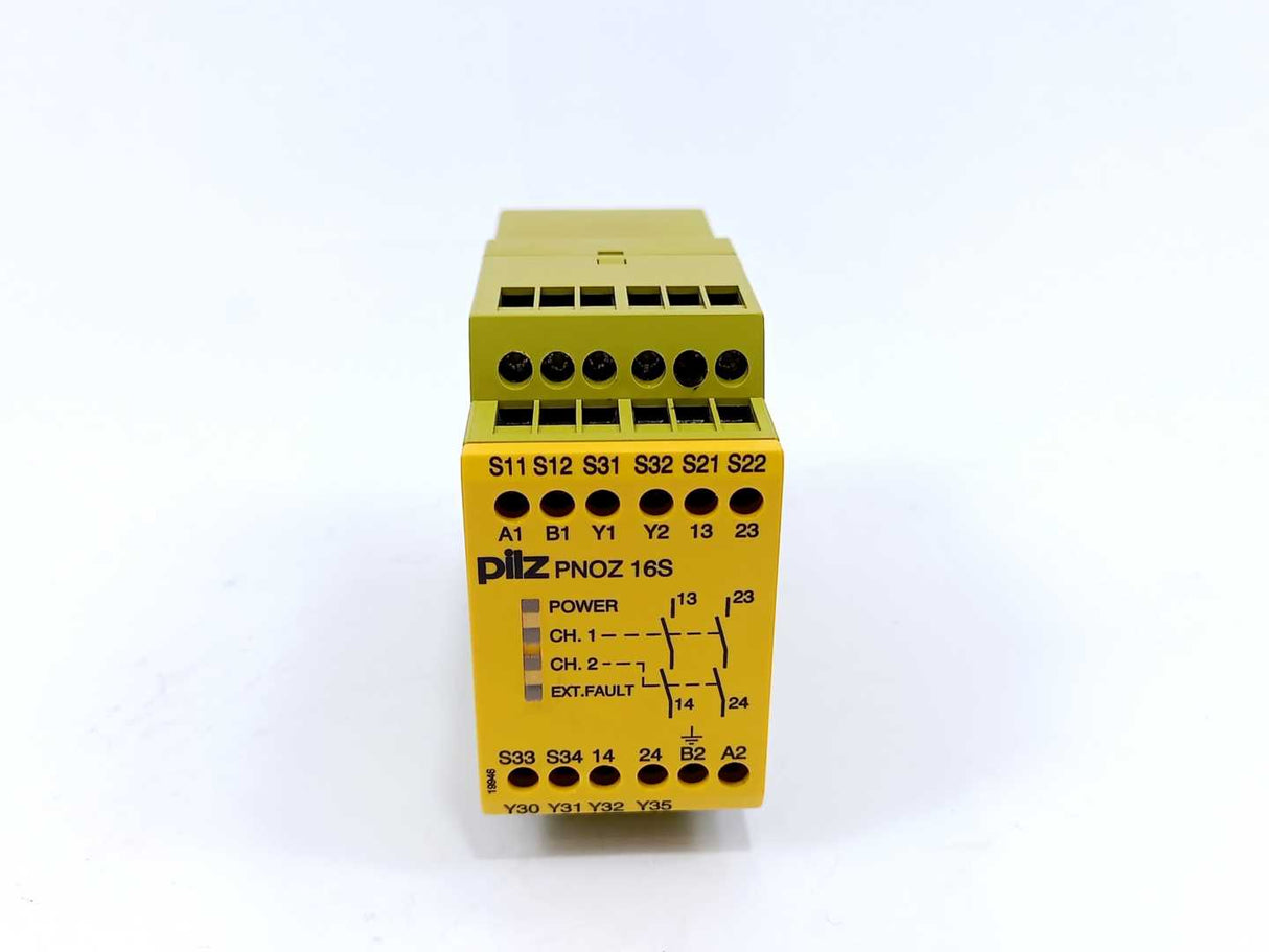 Pilz 774076 PNOZ 16S 230VAC 24VDC 2n/o 2so Safety Relay