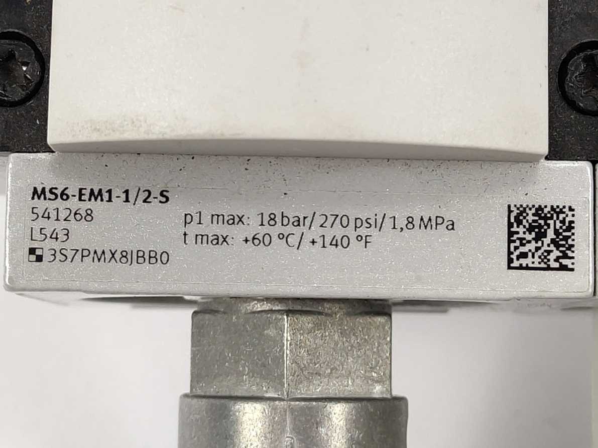 Festo 541268 On/off valve w. 529190