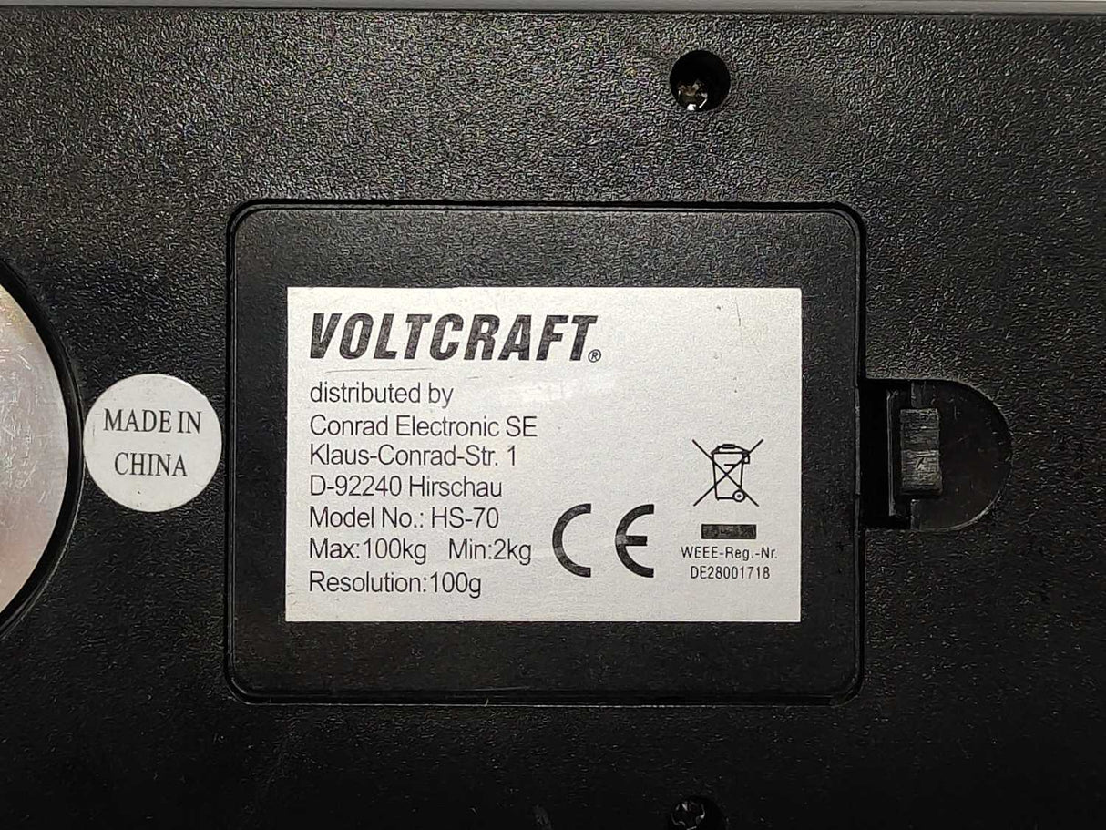 Voltcraft HS-70 Hanging scale max. 100kg