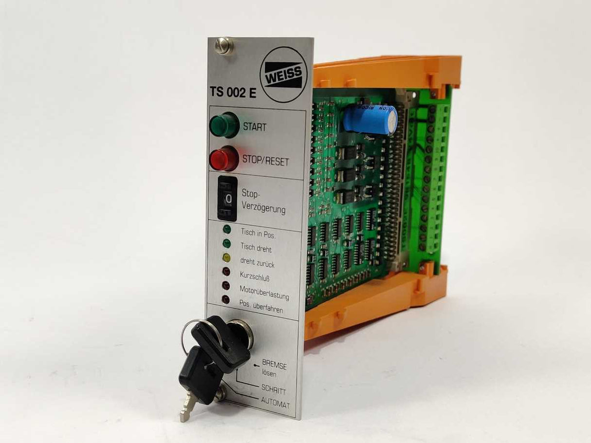 WEISS TS 002 E Control card