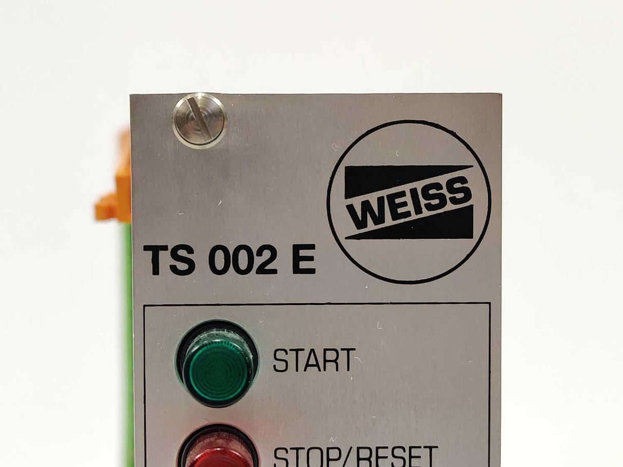 WEISS TS 002 E Control card