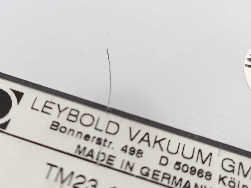 Leybold Vakuum 15798 THERMOVAC TM23 Vacuum Measuring Device