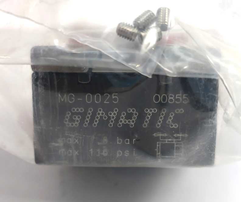 GIMATIC MG-0025 Parallel self-centring pneumatic gripper