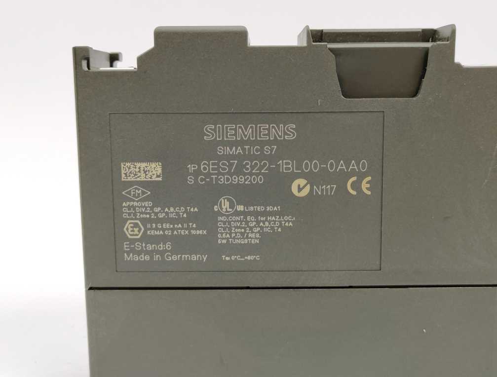 Siemens 6ES7322-1BL00-0AA0 SIMATIC S7-300 Digital output SM 322