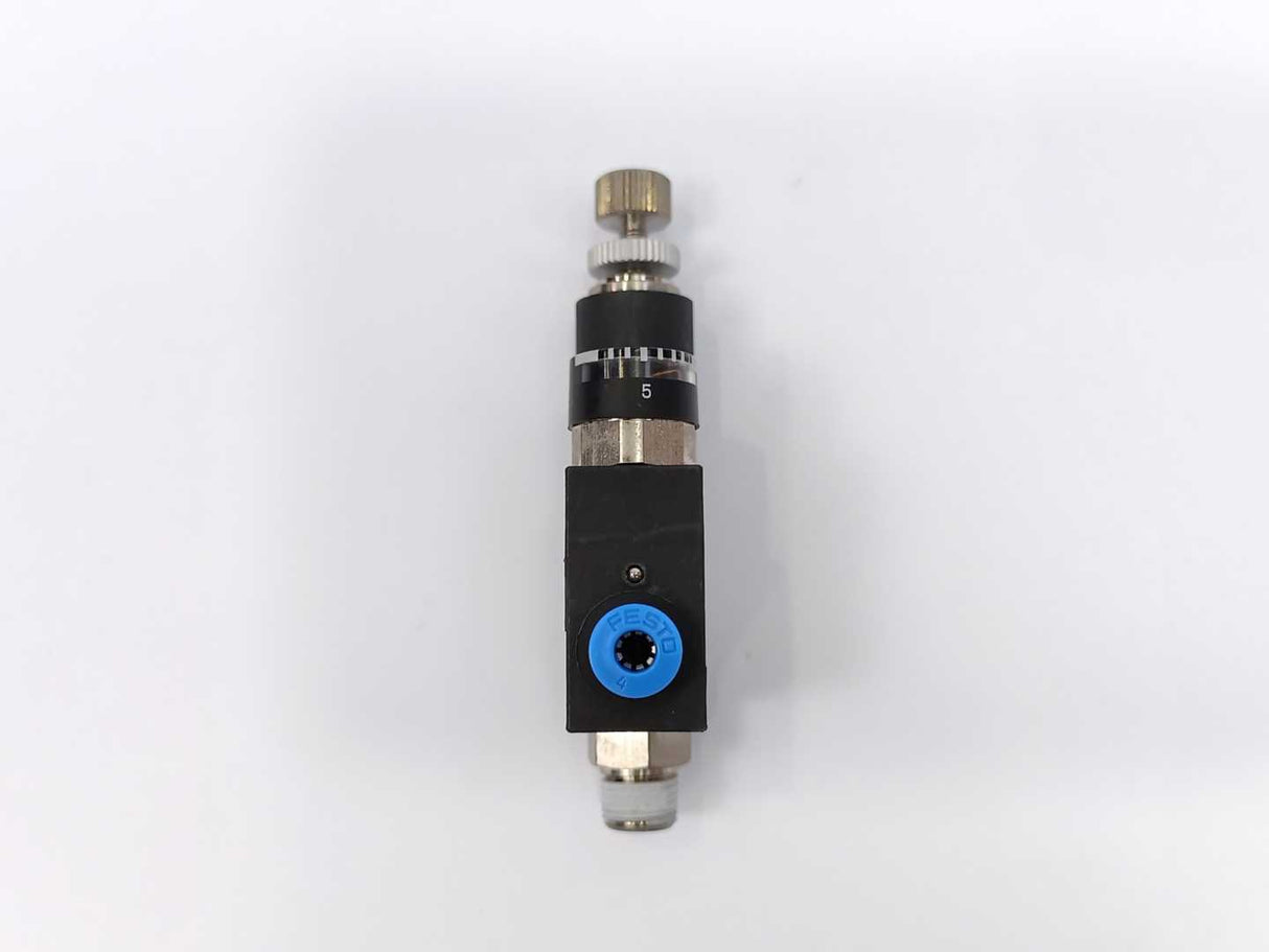 Festo 153489 LRMA-1/8-QS-4, Pressure Regulator With Pressure Gauge