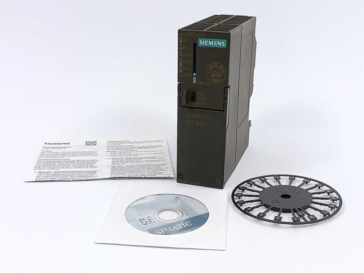 Siemens 6ES7315-6FF01-0AB0 Simatic S7-300 CPU315F-2 DP