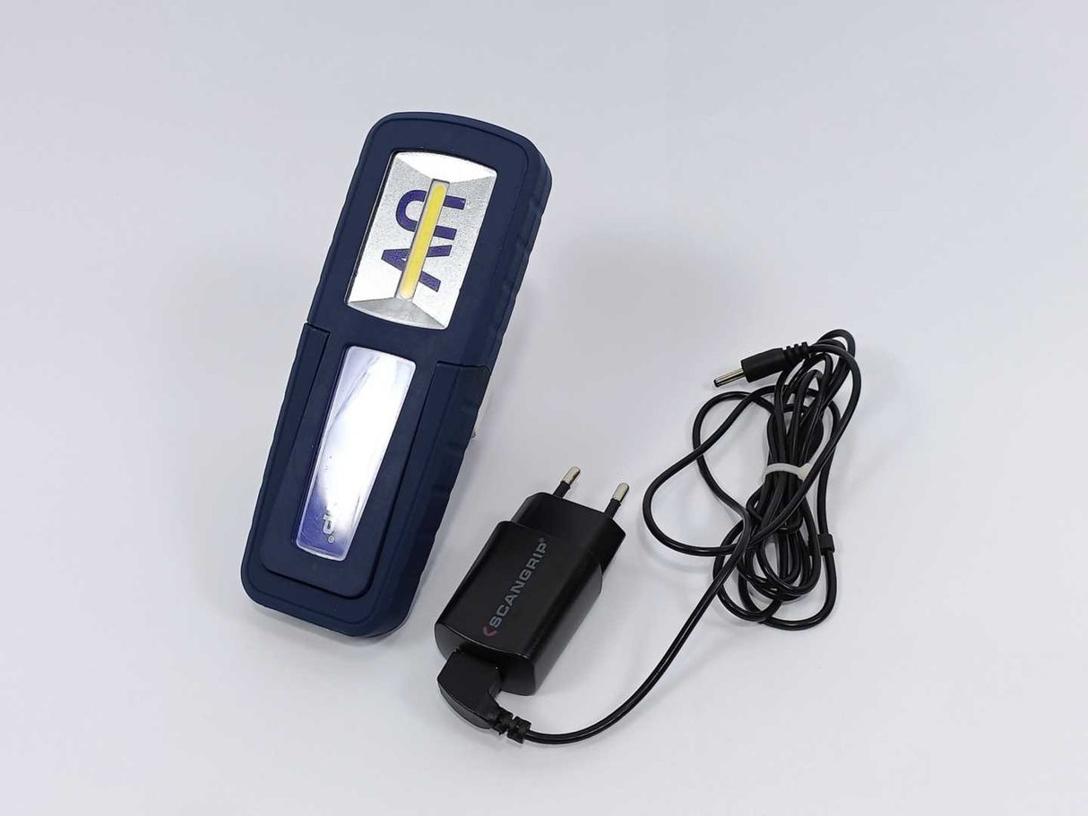 Scangrip 03.5408 Rechargeable LED work light with UV-light on top