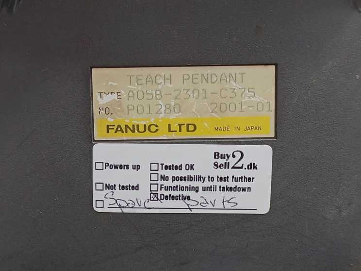 FANUC LTD A05B-2301-C375 Teach Pendant Spare Parts