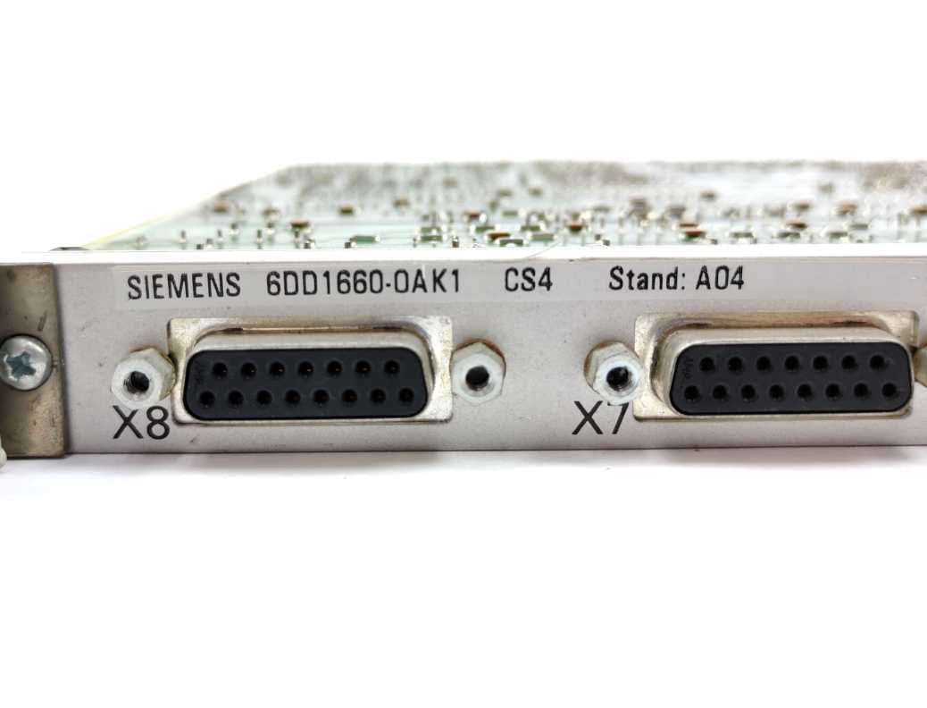 Siemens 6DD1660-0AK1 Simadyn D Communications Module