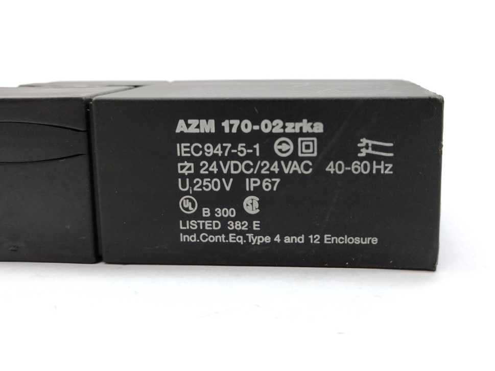 Schmersal 101141020 AZM 170-02ZRKA, 24VAC/DC SAFETY INTERLOCK SWITCH