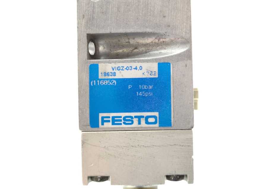 Festo 18638 VIGZ-03-4,0 Pressure Zone Supply Module