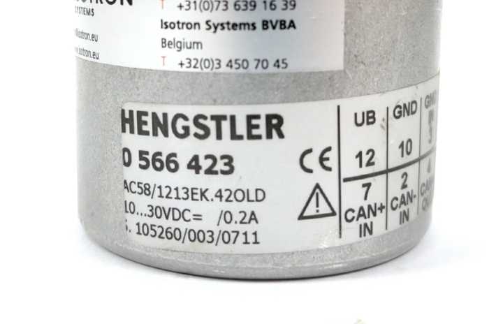 AK Industries CD115-MEC-3500-300-L01-OP-10 With HENGSTLER 0 566 423