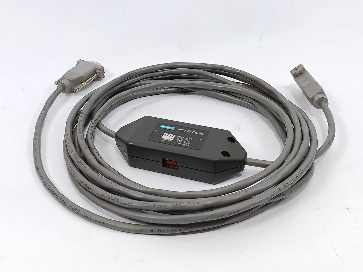Siemens 6ES7 901-3BF00-0XA0 PC/PPI Programming Cable
