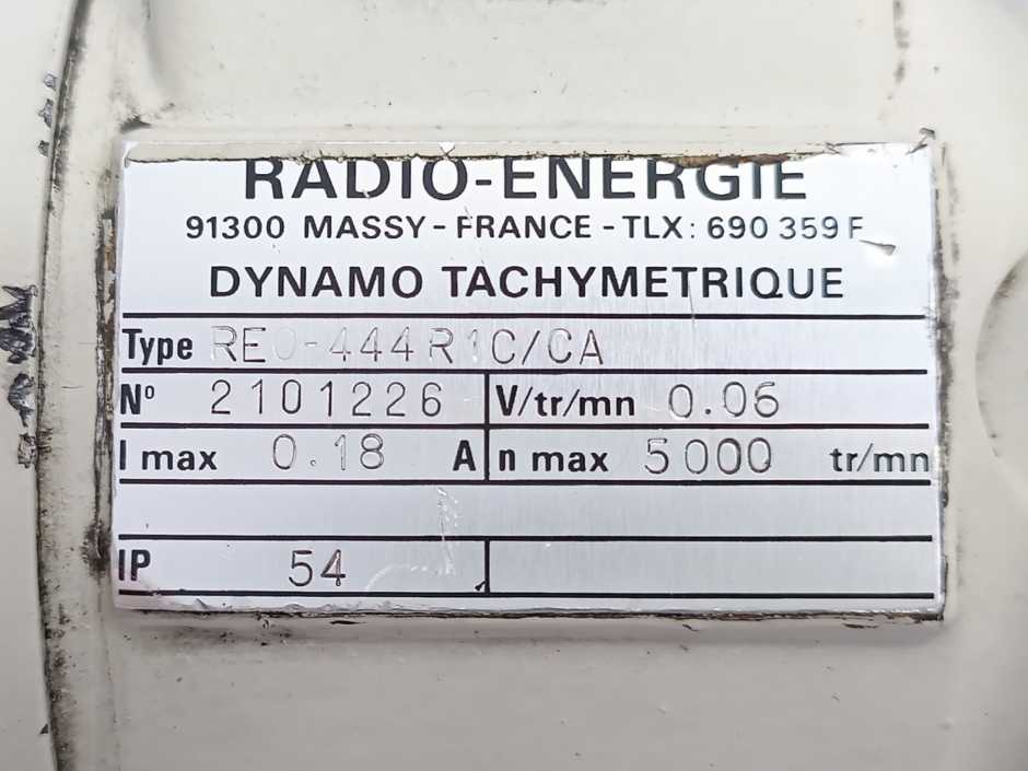 Radio Energie RE0-444R1C/CA Tachogenerator