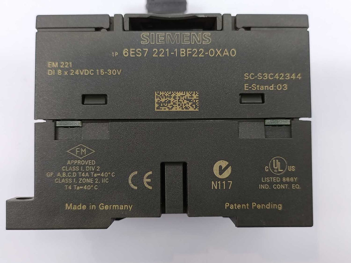 Siemens 6ES7221-1BF22-0XA0 SIMATIC S7-200, Digital input EM 221