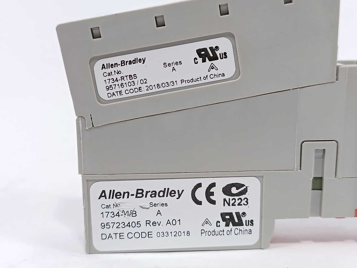 AB 1734-MB Point I/O Mounting Base w. 1734-RTBS (7 Pcs.)