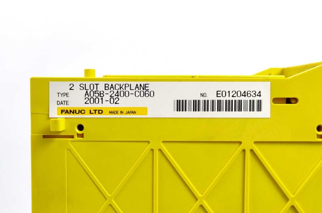 FANUC LTD A05B-2400-C060 2-Slot Backplane Case w/Fan Unit. W: A350-2002-T776/02