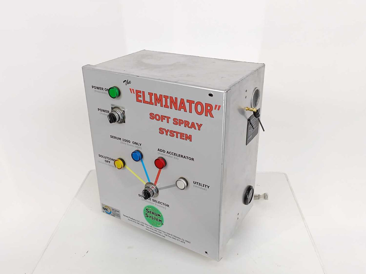 SERUM PRODUCTS ELIMINATOR Model: 6-05910C Serial: D160231,CLEANING SYSTEM