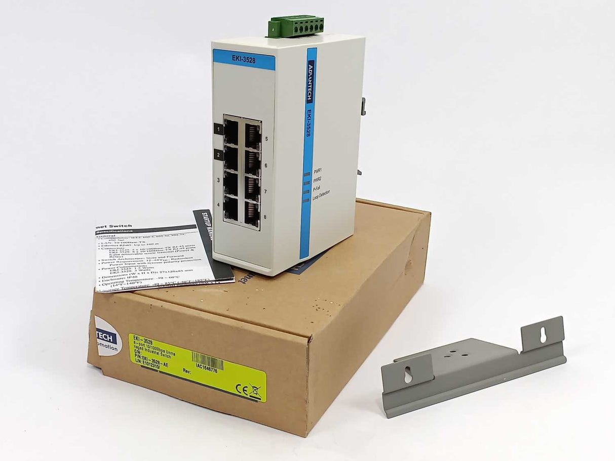 Advantech EKI-3528-AE EKI-3528 Industrial Unmanaged Ethernet Switch