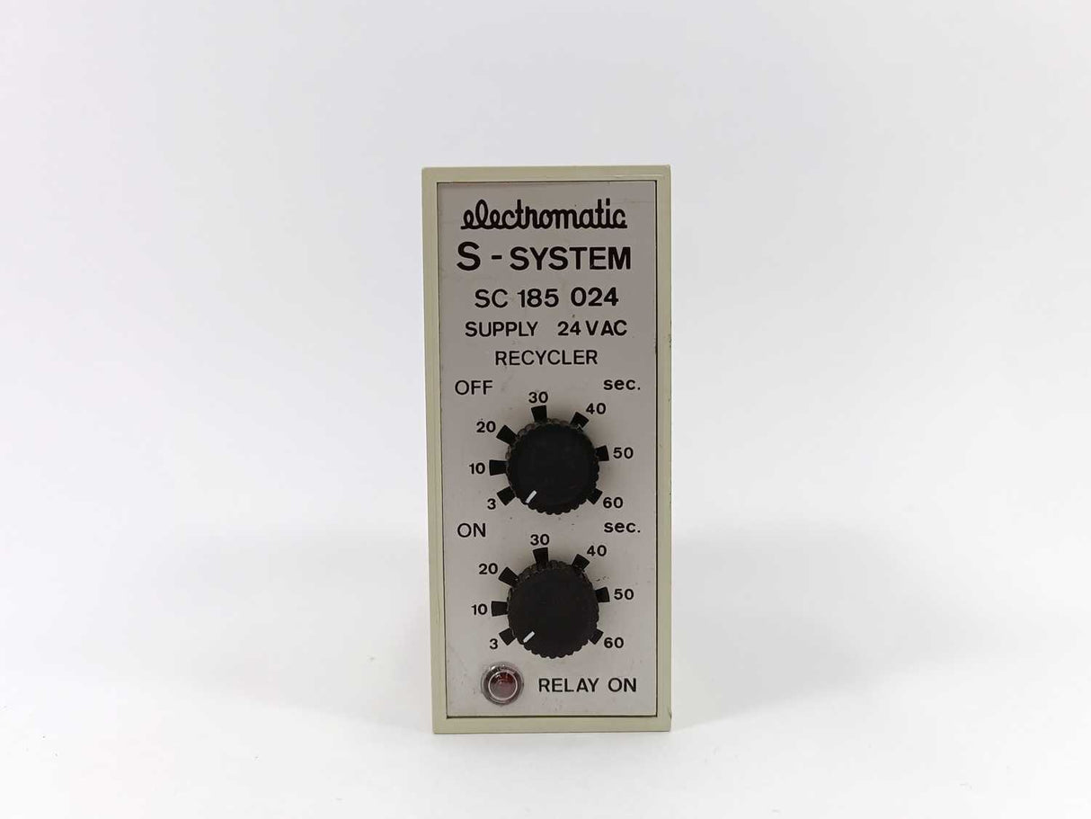 Electromatic SC 185 024 S-system recycler. OFF 3-60s., ON 3-60s.