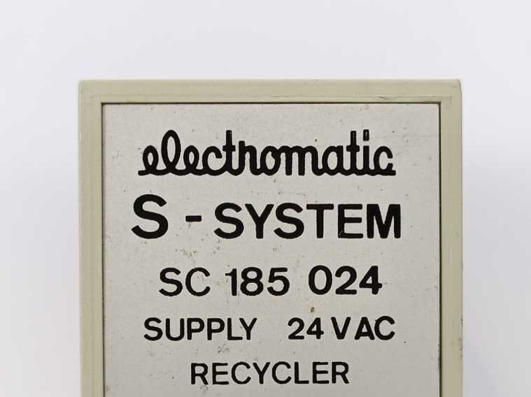 Electromatic SC 185 024 S-system recycler. OFF 3-60s., ON 3-60s.