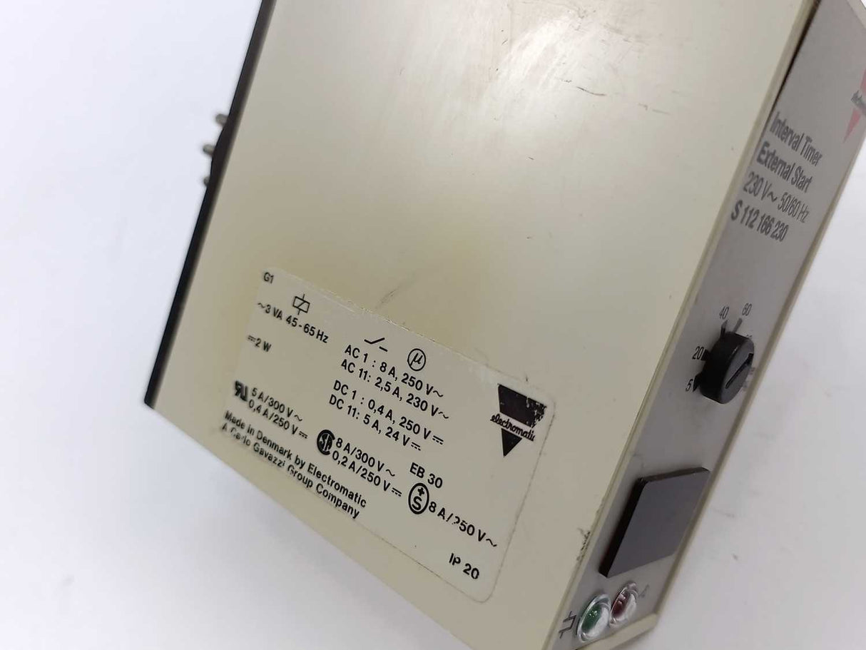 Carlo Gavazzi S 112 166 230 Interval Timer External Start