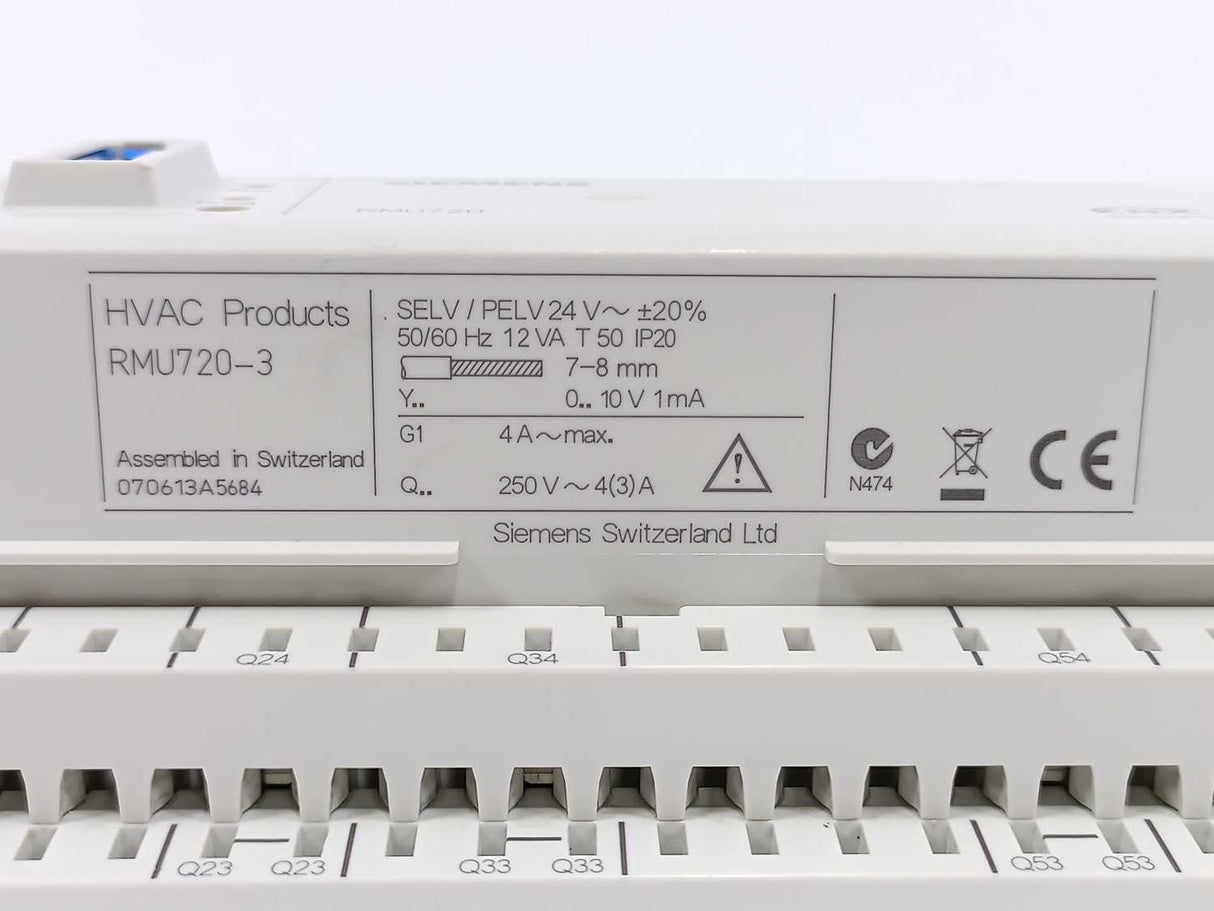Siemens RMU720-3 Universal Controller