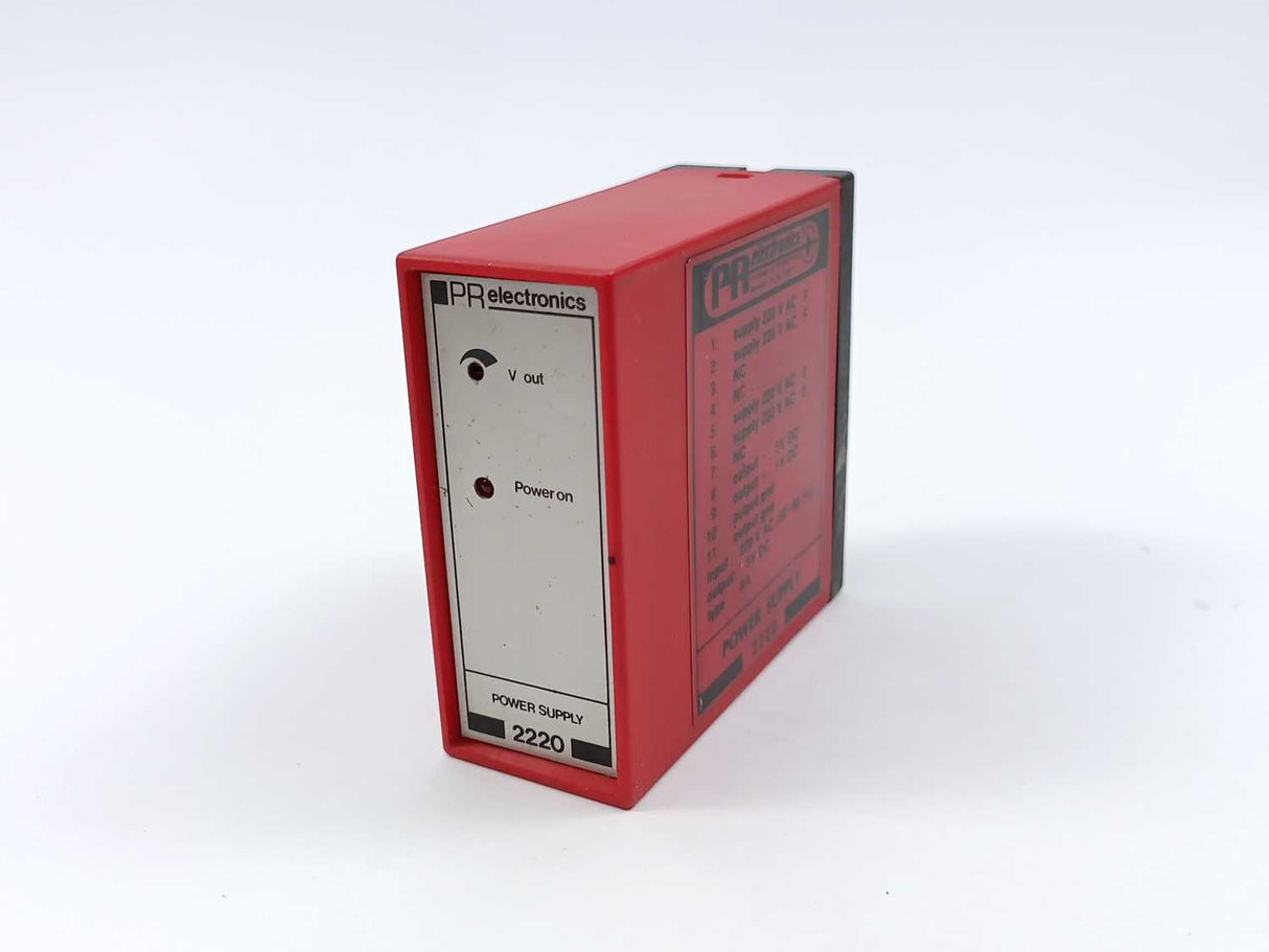 PR Electronics 2220B4 Switchmode Power Supply 220V~ 5VDC 50/60Hz