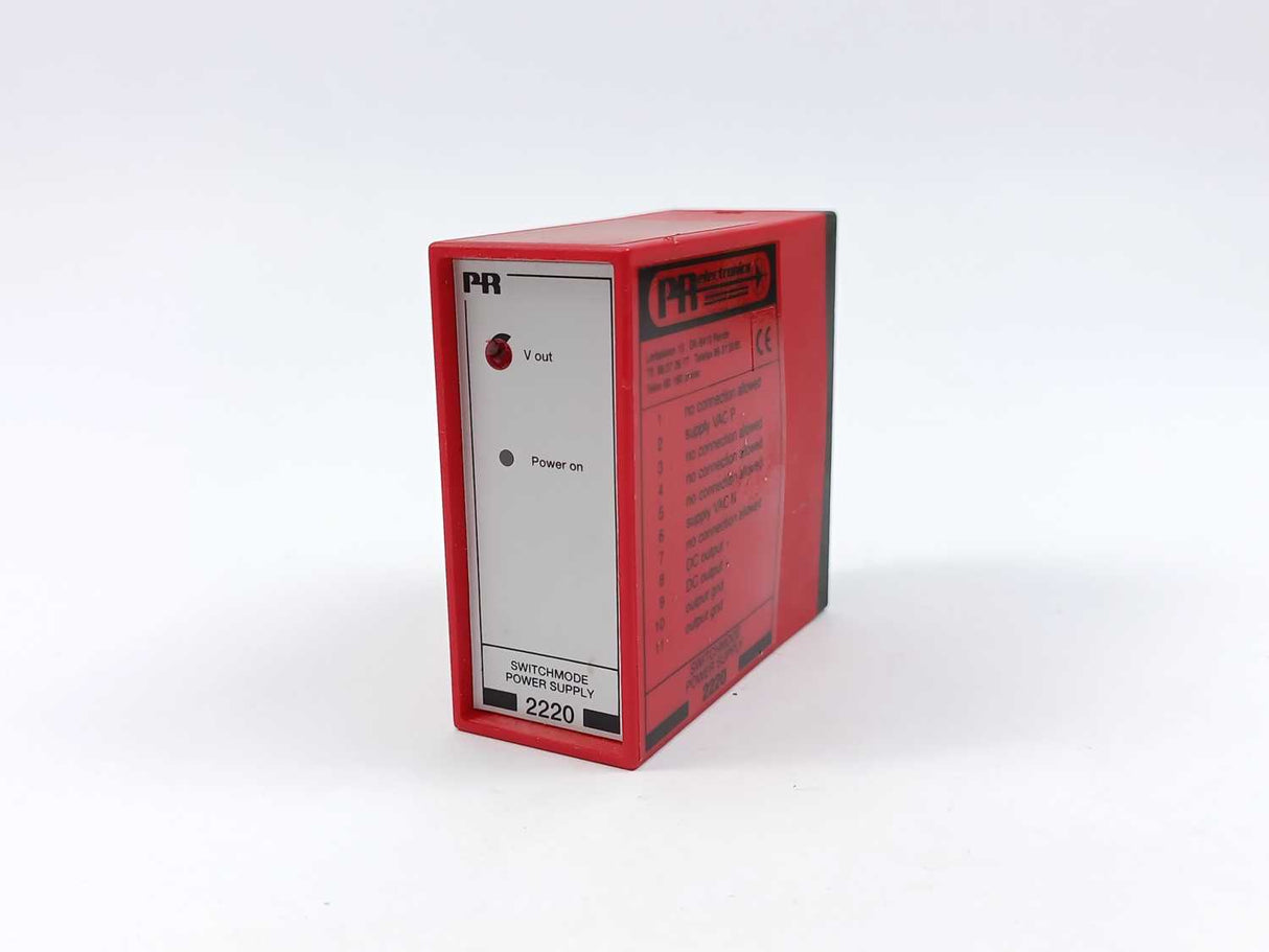 PR Electronics 2220 D1 SWITHMODE POWER SUPPLY, 24V, 15VA, 50/60 Hz