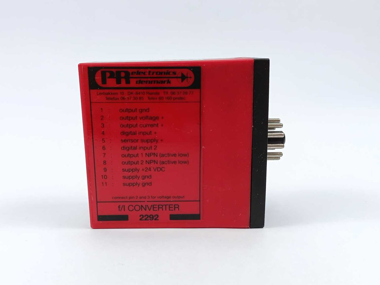 PR Electronics 2292 C1A F/I CONVERTER